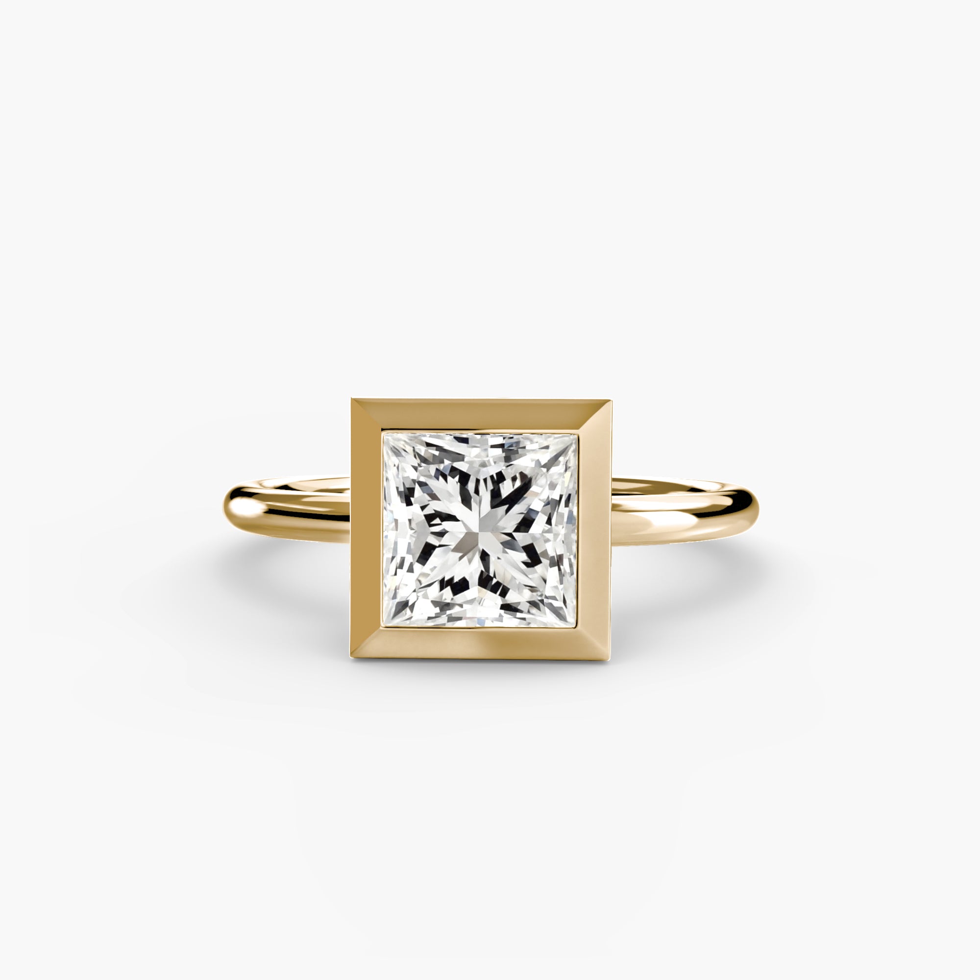 Bezel Tektaş Yüzük